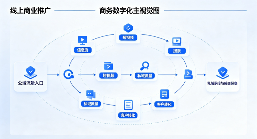 将乐县线上商业推广怎么做？全域流量闭环搭建与低成本转化实战指南